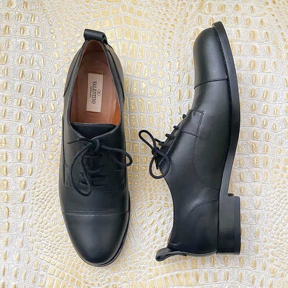 Valentino Garavani Other - NWOT*Valentino Garavani Men’s Derby Divise Leather Oxfords, EU Size 42